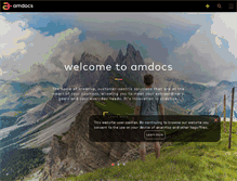 Tablet Screenshot of amdocs.com
